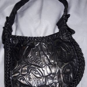 FENDI Genuine Leather Saddle Bag Style Purse